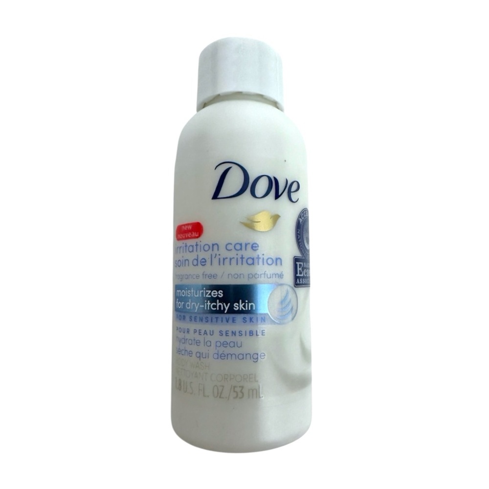 Dove Irritation Care Fragrance Free Body Wash Travel Size 1.8 oz DISCONTINUED